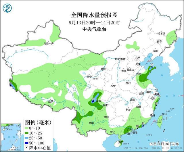 中央气象台：江淮黄淮等地有分散性强降水 青海甘肃内蒙古等地多降雨天气-萌番资讯网