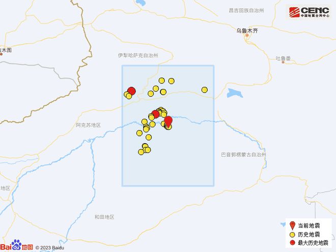 新疆巴音郭楞州尉犁县发生4.6级地震-萌番资讯网