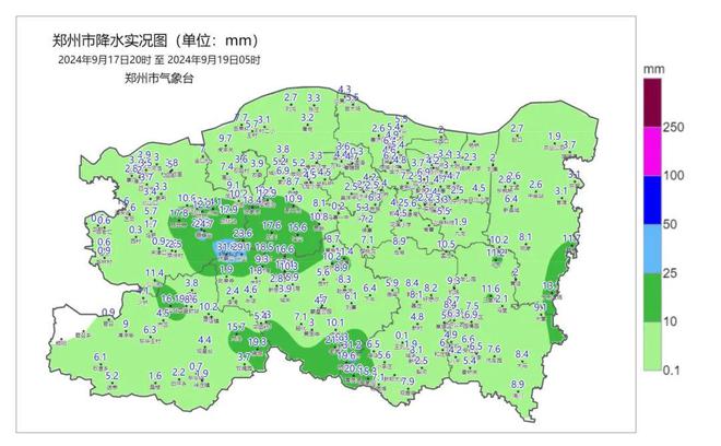 台风“贝碧嘉”今天给郑州带来多少降水量？-萌番资讯网