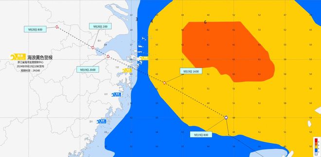 浙江再发风暴潮、海浪黄色预警，预计警报20日上午解除-萌番资讯网