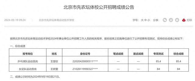 图片[1]-王楚钦，考编成绩公布-萌番资讯网