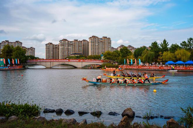 图片[8]-金山这条河上，16支龙舟队竞渡成风景，山阳龙舟赛生动展示生态治理成果-萌番资讯网