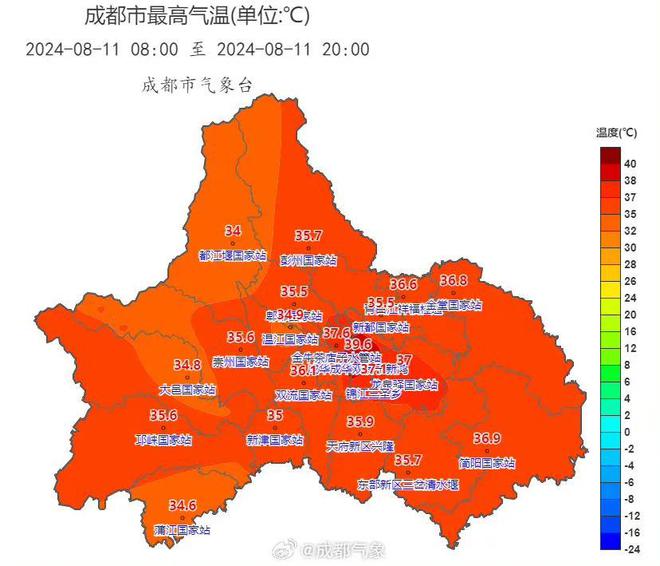 今日会突破40℃吗？成都再发高温橙色预警信号-欣猫博客