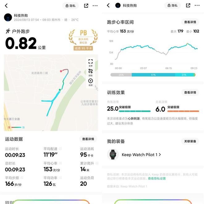 图片[12]-腕上戴个跑步专家！Keep Watch Pilot1评测：一灯掌握心率 一表带你科学运动-欣猫博客