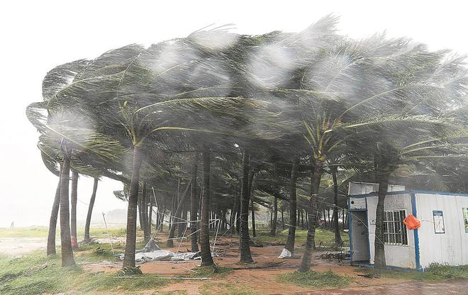 风力超17级 超强台风“摩羯”登陆海南文昌-欣猫博客