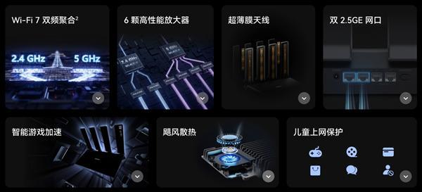 华为首款旗舰Wi-Fi 7路由器！华为路由BE7 6500Mbps上架：599元-欣猫博客