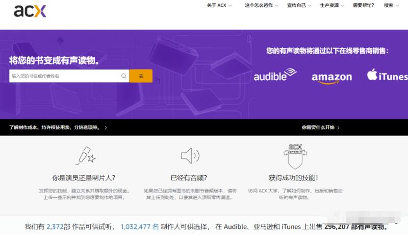 图片[1]-【国外有声书项目】ACX平台教你轻松赚美元，英语水平不是问题！-阿灿说钱