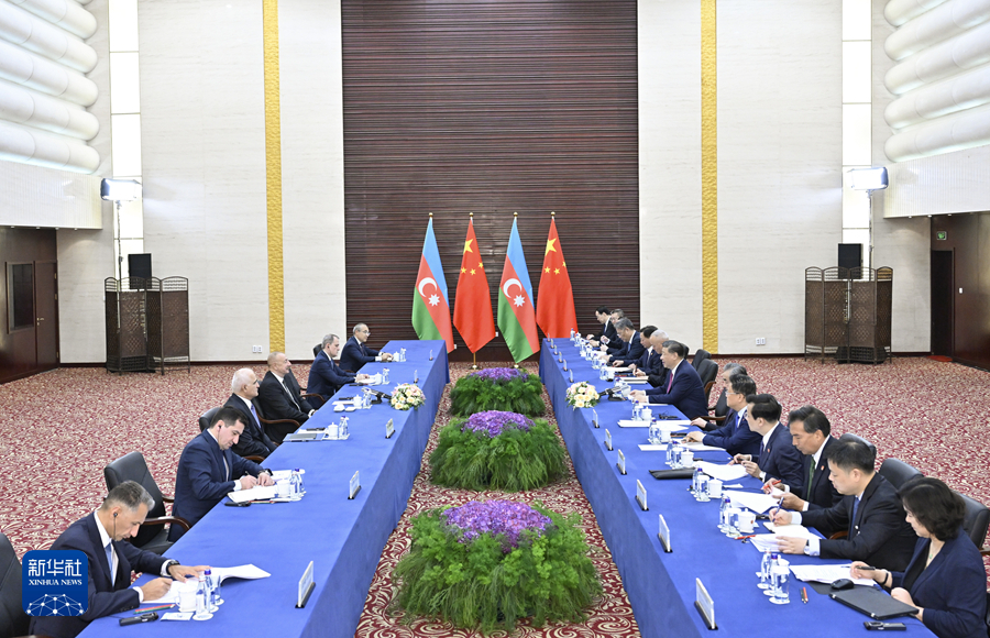 习近平会见阿塞拜疆总统阿利耶夫_习近平会见阿塞拜疆总统阿利耶夫_